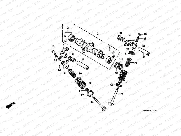 E-3 CAMSHAFT / VALVE