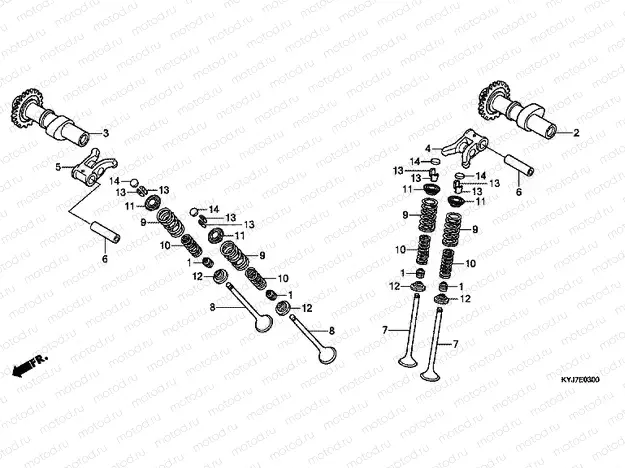 E-3 CAMSHAFT / VALVE