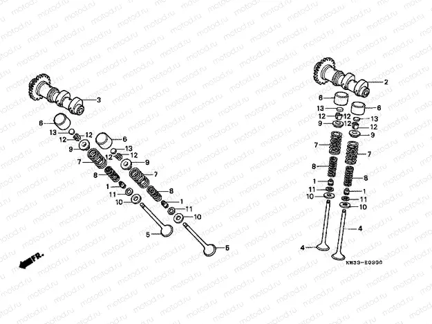 E-3 CAMSHAFT / VALVE