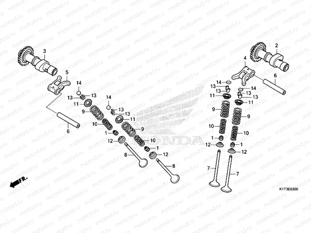 E-3 CAMSHAFT & VALVE
