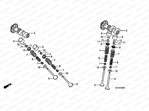 E-3 CAMSHAFT / VALVE