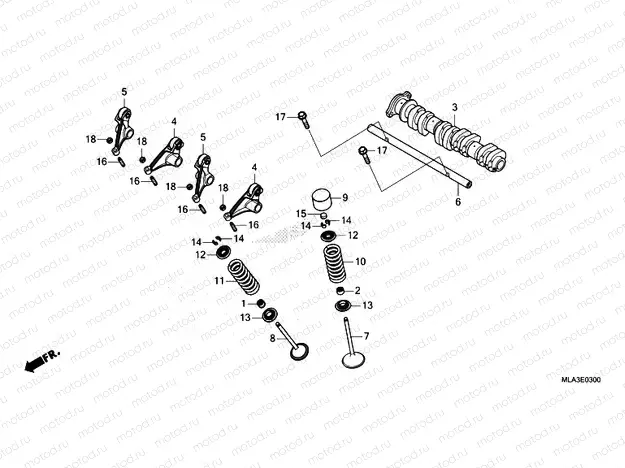 E-3 CAMSHAFT/VALVE