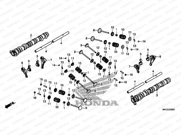 E-3 CAMSHAFT/VALVE