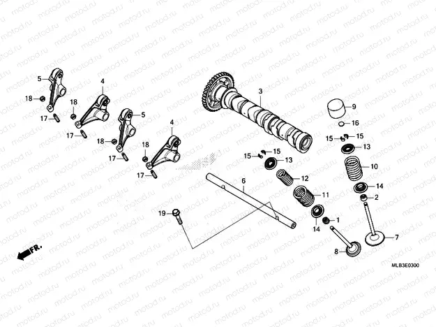 E-3 CAMSHAFT/VALVE