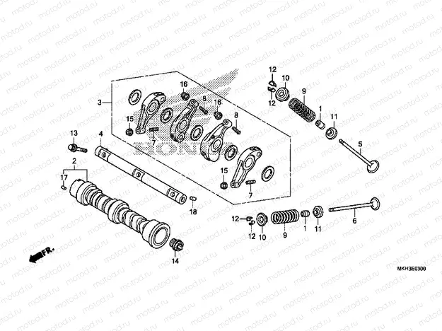 E-3 CAMSHAFT/VALVE