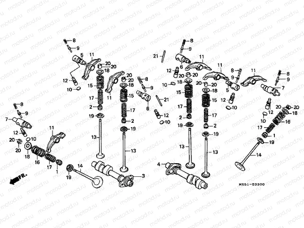 E-3 CAMSHAFT/VALVE