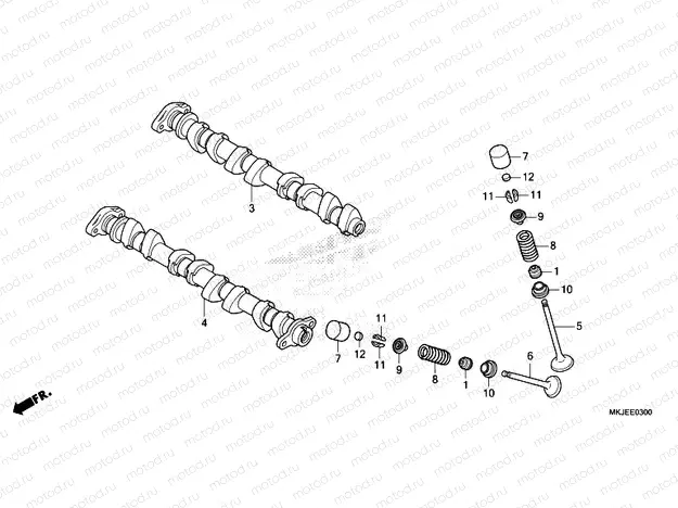 E-3 CAMSHAFT/VALVE