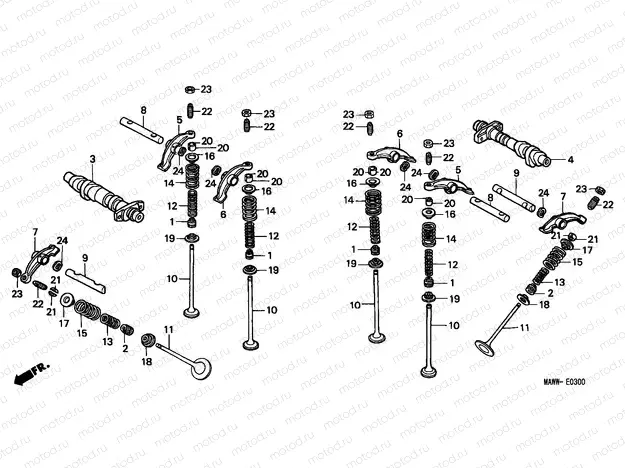 E-3 CAMSHAFT/VALVE