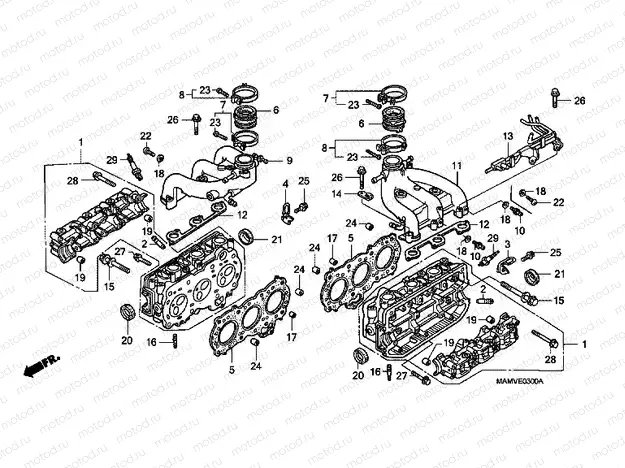 E-3 CYLINDER HEAD