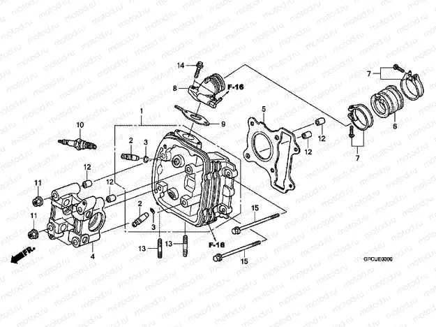 E-3 CYLINDER HEAD
