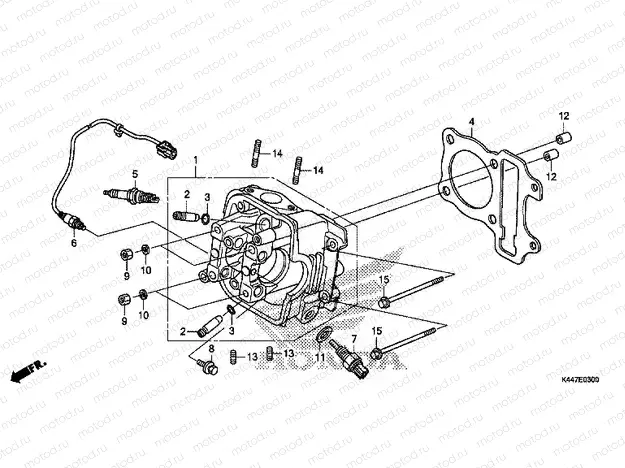 E-3 CYLINDER HEAD