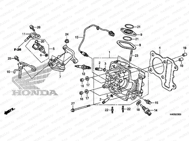 E-3 CYLINDER HEAD