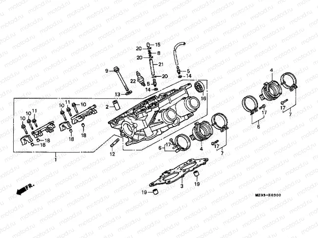 E-3 RIGHT CYLINDER HEAD