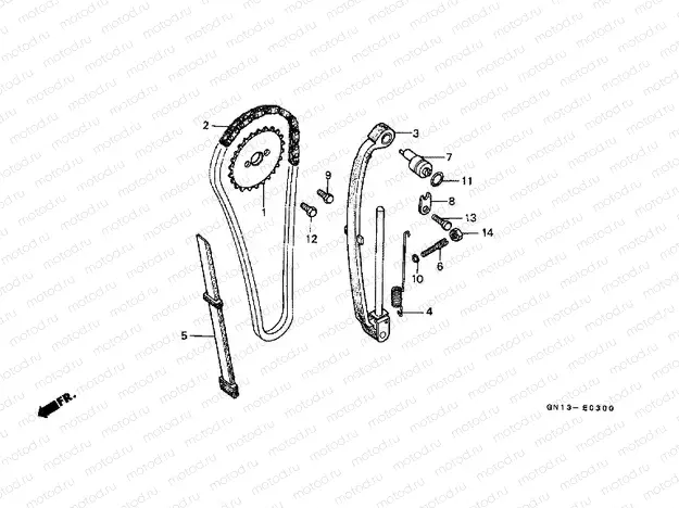 E-3 TIMING CHAIN ​​/ TENSIONER