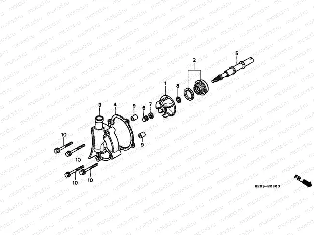E-3 WATER PUMP