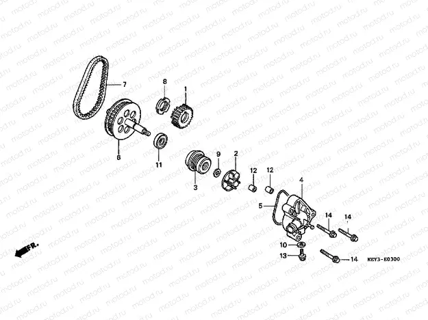 E-3 WATER PUMP