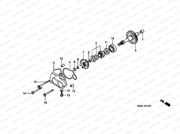E-3 WATER PUMP