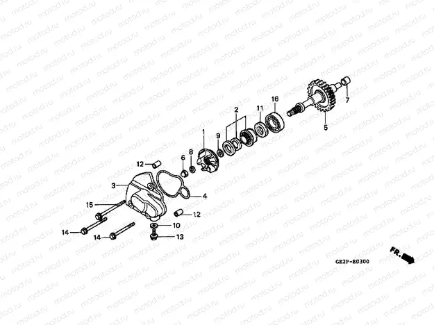 E-3 WATER PUMP