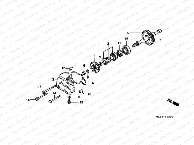 E-3 WATER PUMP