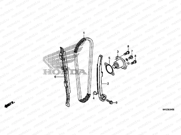 E-4 CAM CHAIN ​​/ TENSIONER