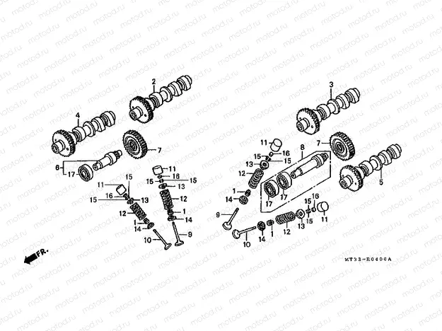E-4 CAMSHAFT / VALVE