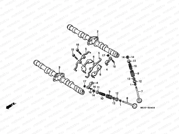 E-4 CAMSHAFT / VALVE