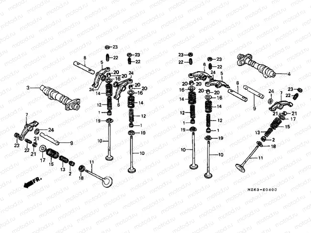 E-4 CAMSHAFT / VALVE