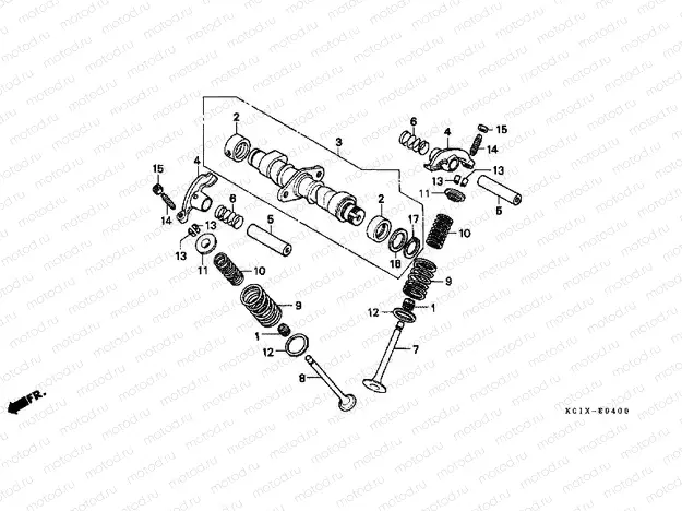 E-4 CAMSHAFT / VALVE