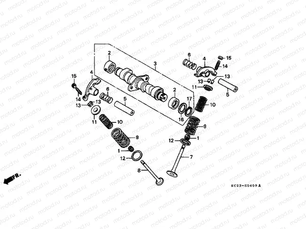 E-4 CAMSHAFT / VALVE