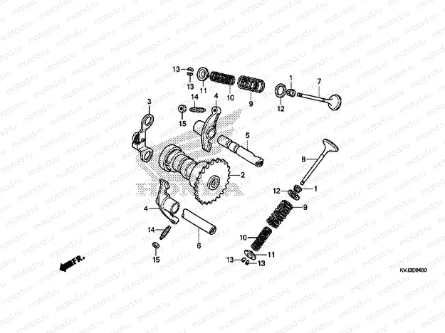 E-4 CAMSHAFT / VALVE