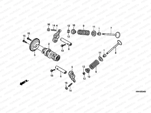 E-4 CAMSHAFT / VALVE