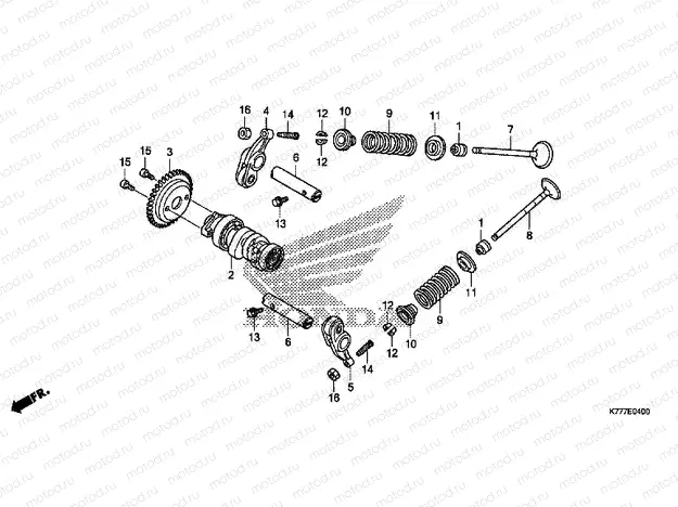 E-4 CAMSHAFT / VALVE
