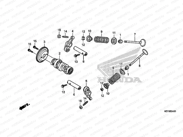 E-4 CAMSHAFT / VALVE