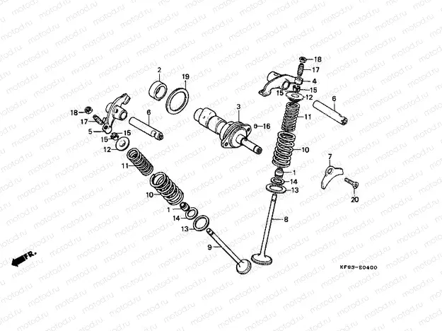 E-4 CAMSHAFT / VALVE