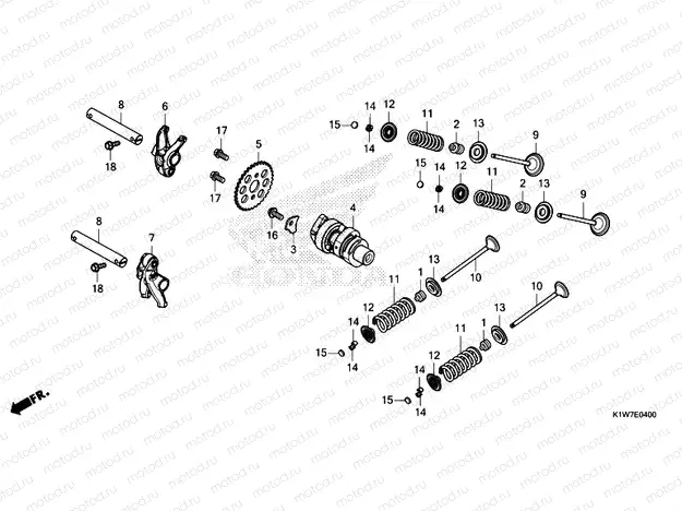 E-4 CAMSHAFT/VALVE