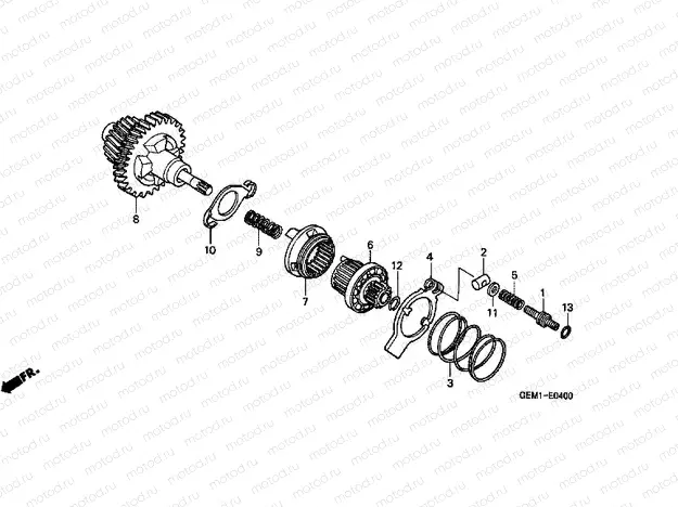 E-4 CRANKSHAFT