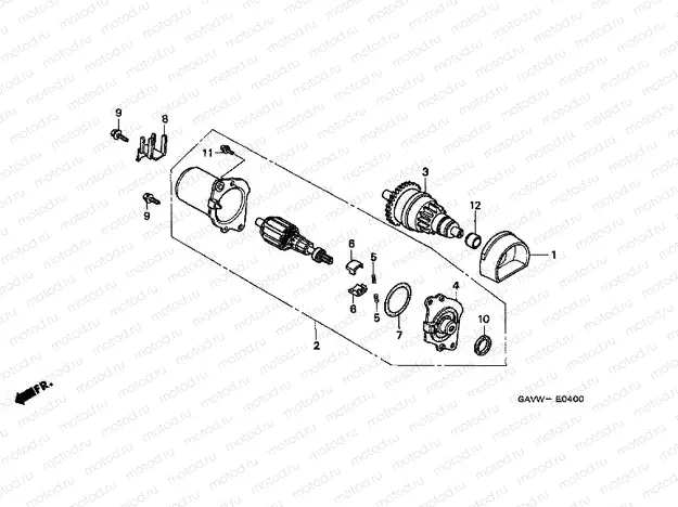 E-4 STARTER ENGINE