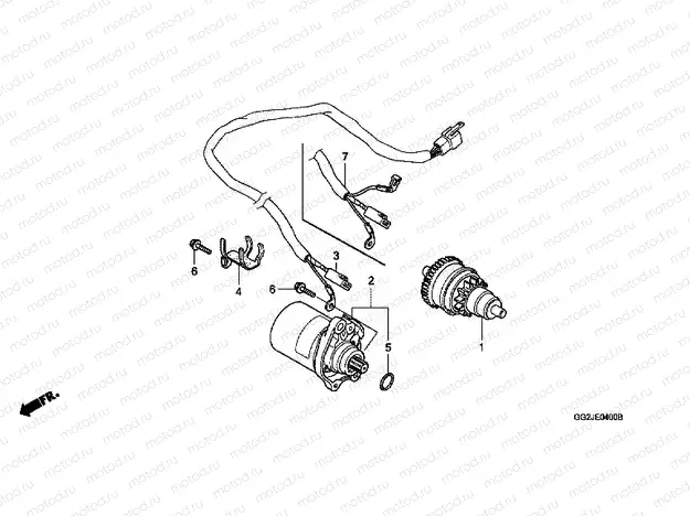 E-4 STARTER ENGINE