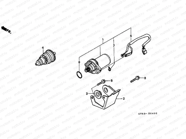 E-4 STARTER ENGINE
