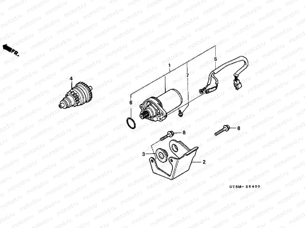 E-4 STARTER ENGINE