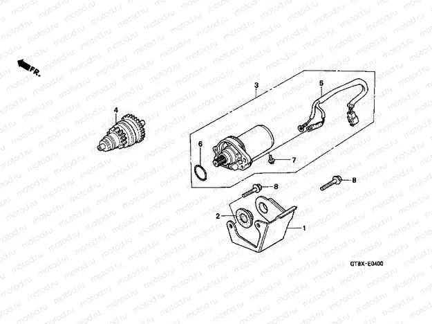 E-4 STARTER ENGINE