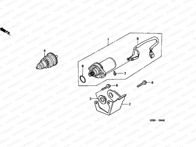 E-4 STARTER ENGINE