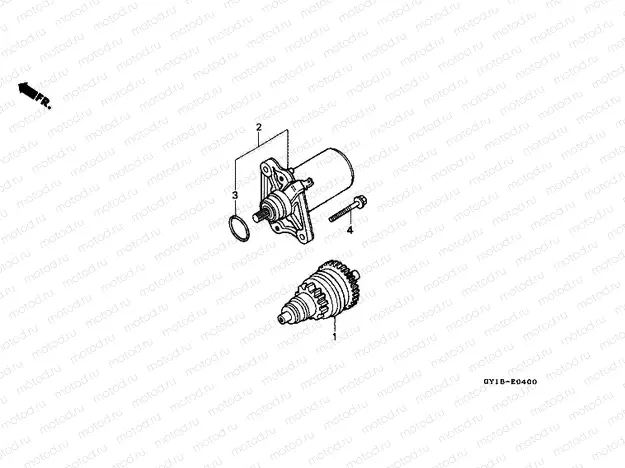 E-4 STARTER ENGINE
