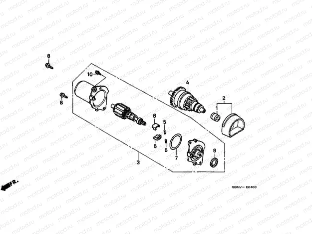 E-4 STARTER ENGINE