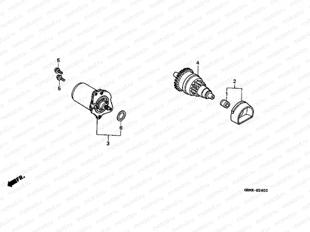 E-4 STARTER ENGINE