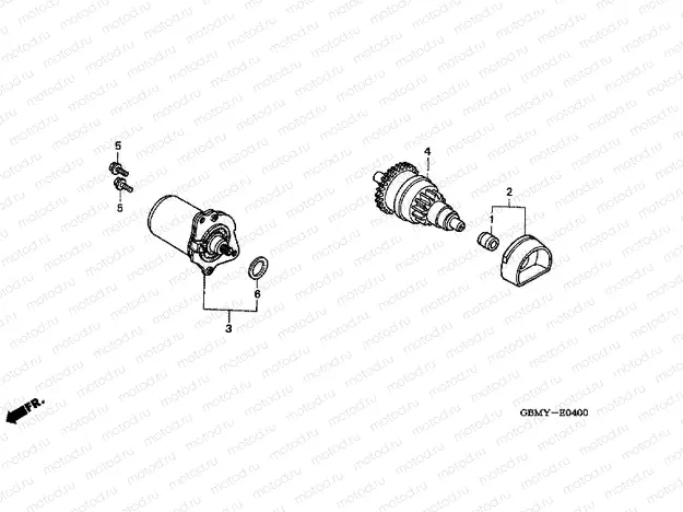 E-4 STARTER ENGINE
