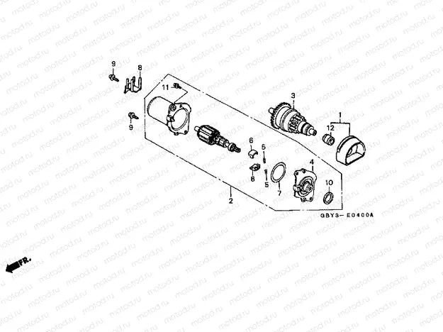 E-4 STARTER ENGINE