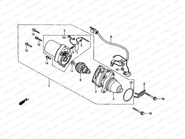 E-4 STARTER ENGINE