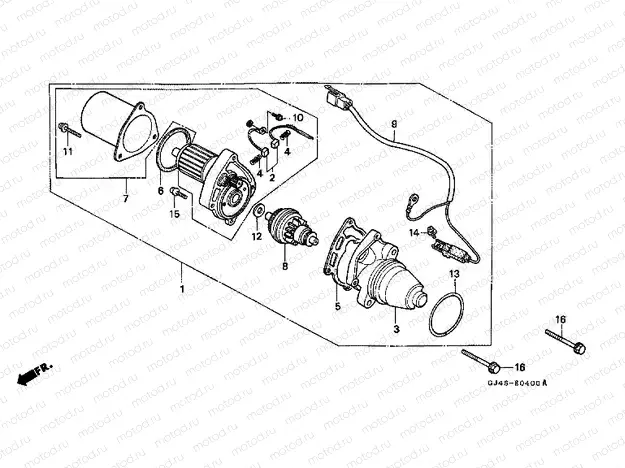 E-4 STARTER ENGINE