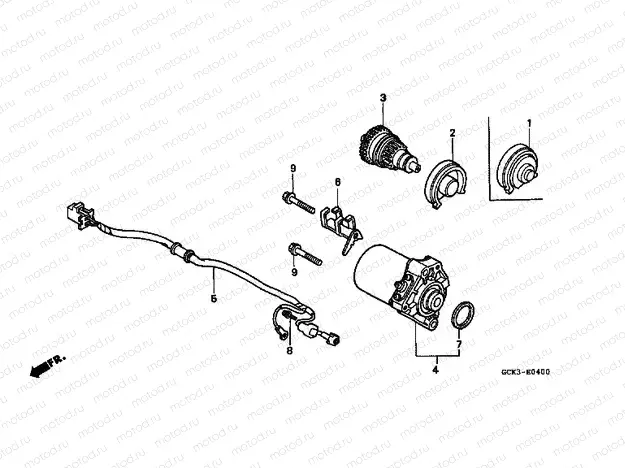 E-4 STARTER ENGINE